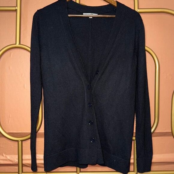 GAP Black Lightweight Wool Cardigan - Picture 3 of 7